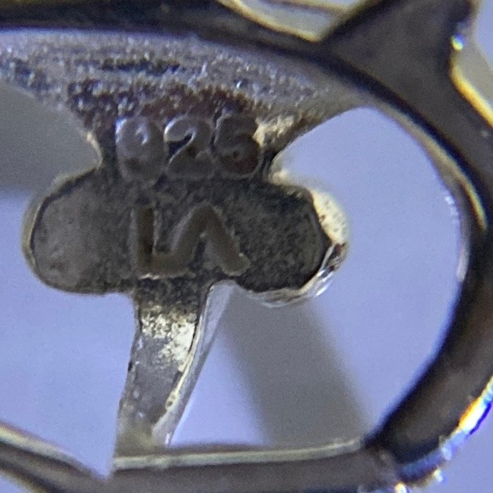 Sterling Silver Owl Charm Pendant - Picture 3 of 5